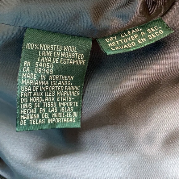 Ralph Lauren Women’s blazer / suit jacket size 6, color charcoal grey - Picture 5 of 6